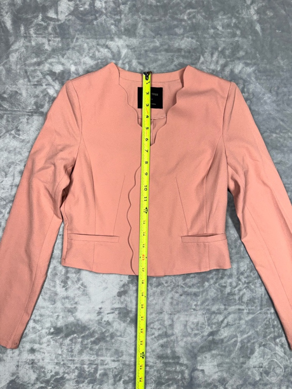 Love Tree Womens Pink Cropped Blazer - Picture 5 of 8